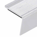 trappelister 15 stk. L-facon 90 cm aluminium sølvfarvet