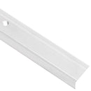 trappelister 15 stk. L-facon 90 cm aluminium sølvfarvet