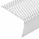 trappelister 15 stk. L-facon 90 cm aluminium sølvfarvet