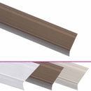 trappelister 15 stk. L-facon 90 cm aluminium brun