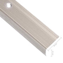 trappelister 5 stk. L-facon 90 cm aluminium champagnefarvet