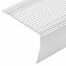trappelister 15 stk. L-facon 100 cm aluminium sølvfarvet