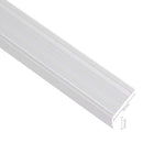 trappelister 15 stk. L-facon 100 cm aluminium sølvfarvet