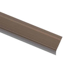 trappelister 15 stk. L-facon 100 cm aluminium brun