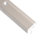 trappelister 15 stk. L-facon 100 cm aluminium champagnefarvet