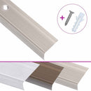 trappelister 5 stk. L-facon 100 cm aluminium champagnefarvet