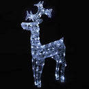 juledekoration rensdyr 90 LED-lys 60x16x100 cm akryl