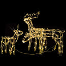 juledekoration i 3 dele rensdyr 229 LED'er