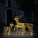 juledekoration i 3 dele rensdyr 229 LED'er