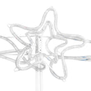 krybbespil 240 LED'er juledekoration 116x41x87 cm