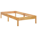 sengestel 90 x 200 cm massivt egetræ