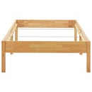 sengestel 90 x 200 cm massivt egetræ