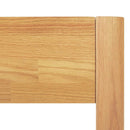 sengestel 90 x 200 cm massivt egetræ