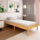 sengestel 90 x 200 cm massivt egetræ
