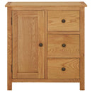 skænk 70x35x75 cm massivt egetræ