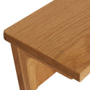 knagerække 90x16x16 cm massivt egetræ