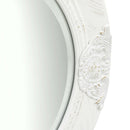 vægspejl 50 cm barokstil hvid