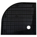 brusebakke SMC 90x90 cm sort