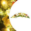 julebue med LED-lys grøn 90 cm PVC