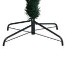 kunstigt juletræ med juletræsfod 150 cm fiberoptik grøn