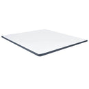 seng med boxmadras 200x200 cm stof mørkegrå