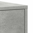badeværelsesskab 30x30x183,5 cm konstrueret træ betongrå