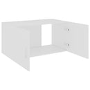 vægskab 80x39x40 cm konstrueret træ hvid