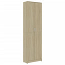 garderobeskab 55x25x189 cm konstrueret træ sonoma-eg