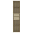 bogreol 36x30x171 cm konstrueret træ sonoma-eg