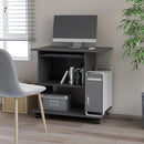 computerbord 80x50x75 cm spånplade grå