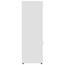 bogreol 90x30x90 cm konstrueret træ hvid