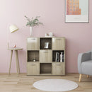 bogreol 90x30x90 cm konstrueret træ sonoma-eg