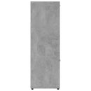 bogreol 90x30x90 cm konstrueret træ betongrå