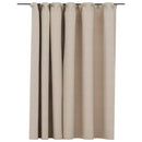 mørklægningsgardin med kroge hør-look 290x245 cm beige