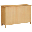 kommode 105x33,5x73 cm massivt egetræ