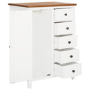 klædeskab 76x52x105 cm massivt egetræ