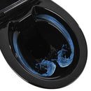 kantfrit toilet 7 cm ekstra højde soft close keramik sort