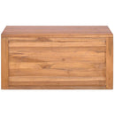væghængt badeværelsesskab 60x45x30 cm massivt teaktræ