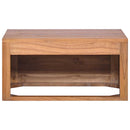 væghængt badeværelsesskab 60x45x30 cm massivt teaktræ