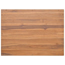 væghængt badeværelsesskab 60x45x30 cm massivt teaktræ