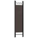3-panels rumdeler 120x180 cm brun