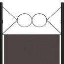 3-panels rumdeler 120x180 cm brun