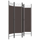 4-panels rumdeler 160x180 cm brun