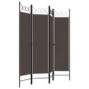 4-panels rumdeler 160x180 cm brun