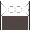 5-panels rumdeler 200x180 cm brun