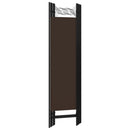 5-panels rumdeler 200x180 cm brun