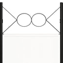 6-panels rumdeler 240 x 180 cm hvid