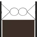6-panels rumdeler 240x180 cm brun
