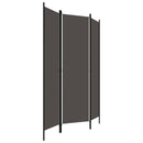 3-panels rumdeler 150 x 180 cm antracitgrå