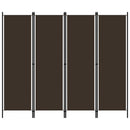 4-panels rumdeler 200 x 180 cm brun